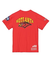 Mitchell & Ness Men's Red Atlanta Hawks Team Origins T-shirt