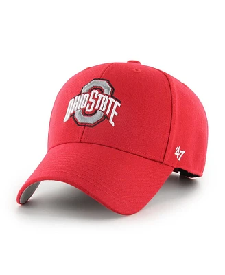 '47 Brand Men's Red Ohio State Buckeyes Mvp Adjustable Hat