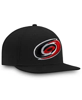 Fanatics Men's Black Carolina Hurricanes Core Fitted Hat