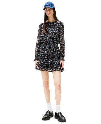 Tommy Jeans Women's Floral Chiffon Mini Dress