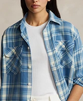 Polo Ralph Lauren Women's Plaid Cotton Twill Workshirt