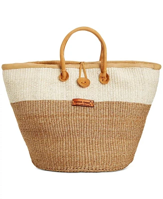 Earth Life Handwoven Sisal Straw Basket Tote