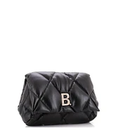 Pre-Owned Balenciaga Medium Touch Clutch Quilted Puffy Leather