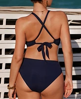 Cupshe Women's Island Vista Dd+ Bikini Set