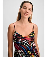 Isaac Mizrahi Women's Trim Strap Slip Dress