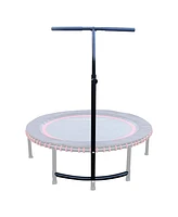 Leaps & Rebounds 40" Adjustable Height Stabilizer Bar Attachment for All Mini Fitness Workout Trampolines, Handlebar Only, Trampoline Not Included