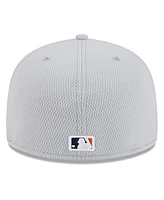 New Era Men's Gray Houston Astros 2025 Mlb Clubhouse 59FIFTY Fitted Hat