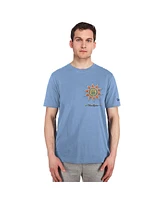 New Era Men's Light Blue San Antonio Spurs 2024/25 City Edition Chenille Heavyweight T-Shirt