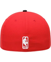 New Era Men's Red/Black Atlanta Hawks Team Color 2Tone 59FIFTY Fitted Hat