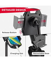 Kemimoto Car Cup Holder Phone Mount 360° Adjustable Cell Phone Holder Compatible with Car, Golf Cart, Truck, Atv