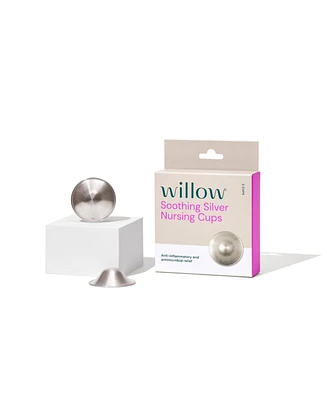 Willow Soothing Silver Nursing Cups, 2-count