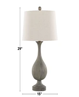 LumiSource Cipolla Poly 29" Polyresin Table Lamp, Set of 2