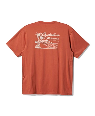 Quiksilver Waterman Men's Island Man Screen T-Shirt