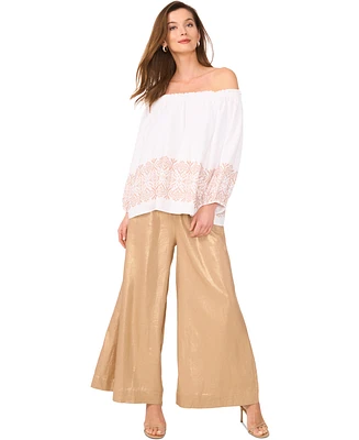 Vince Camuto Women's Printed Off-The-Shoulder Top