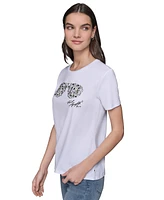 Karl Lagerfeld Paris Women's Embellished Sunglasses Tee