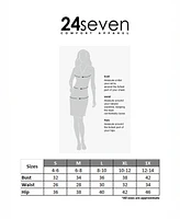 24seven Comfort Apparel Women's Hot Pink Paisley Print Scoop Neck A Line Sleeveless Maxi Dress