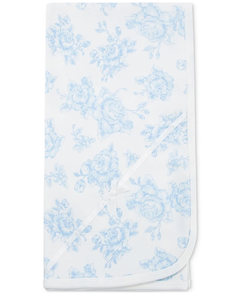Little Me Baby Girls Cotton Roses Blanket