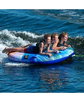 O'Brien Paradise 3 66 x 76 Inch 3 Person Towable Inflatable Deck Boat Inner Tube