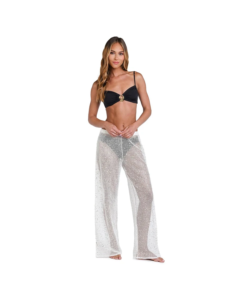 Sunshine 79 Women's Cover Up Swim Shine Crochet Pant