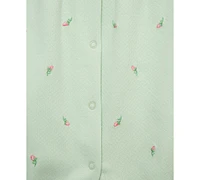 Little Me Baby Girls 2-Pc. Embroidered Rosebud Romper & Headband Set