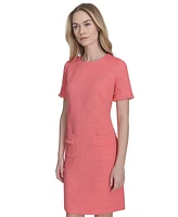 Tommy Hilfiger Women's Hopsack Shift Dress