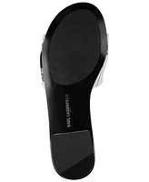 Karl Lagerfeld Paris Women's Cairra Flat Sandals
