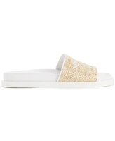 Karl Lagerfeld Paris Women's Hazlet Slide Flat Sandals