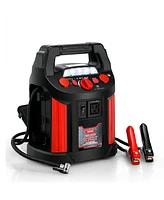 Jump Starter Air Compressor Power Bank Charger with Led Light and Dc Outlet