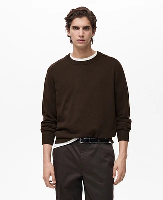 Mango Men's Knitted Cotton Sweater