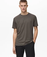 Mango Men's Slim-Fit Comfort Stretch T-Shirt