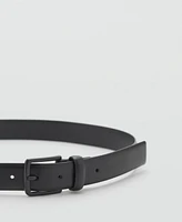 Mango Men's Nappa Leather Belt