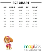 Paw Patrol Little Girls Fleece Half Zip Hoodie