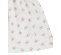 Huggies Baby Girls Ruffled-Sleeve Jersey Dress & Bloomer Set