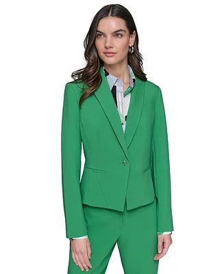 Karl Lagerfeld Paris Women's Single-Button Blazer