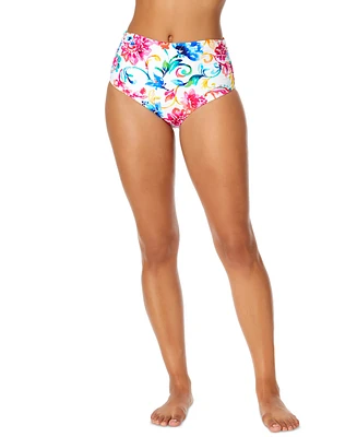 Anne Cole Women's Watercolor Paisley Brief Bikini Bottoms
