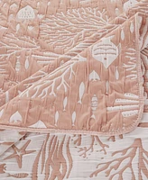 Greenland Home Fashions Marina Woven Jacquard Reversible -Pc. Coverlet Set