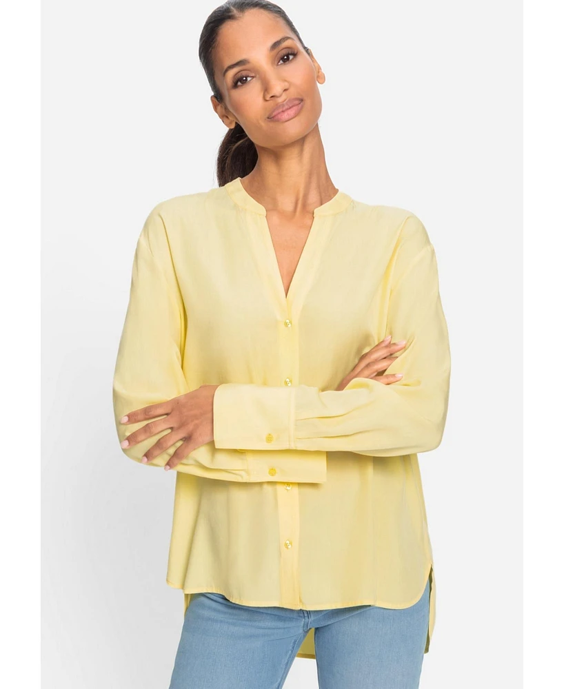 Olsen Women's Solid Tunic Shirt