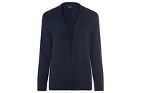 Olsen Women's Rib Knit Open Front Cardigan