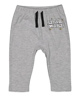 Star Wars Baby Boys Yoda Bodysuit T-Shirt and Pants 4 Piece Layette Set