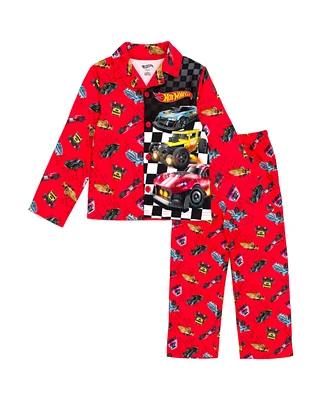 Hot Wheels Boys Pajama Shirt and Pants