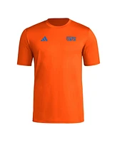 Adidas Men's Orange Fc Cincinnati Local Wrap T-Shirt