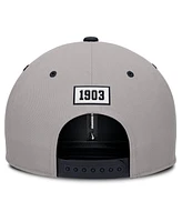 Nike Men's Gray/Navy New York Yankees Cooperstown Collection Pro Performance Snapback Hat