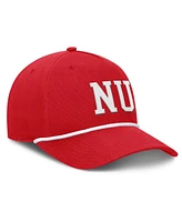 Fanatics Men's Scarlet Nebraska Huskers Foul Ball Rope Adjustable Hat