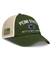 Fanatics Men's Olive Penn State Nittany Lions Oht Military Appreciation Frontier Trucker Adjustable Hat