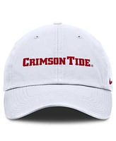 Nike Men's White Alabama Crimson Tide Core Club Mascot Wordmark Adjustable Hat