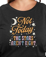 Hybrid Apparel Plus Not Today Graphic Pullover T-Shirt