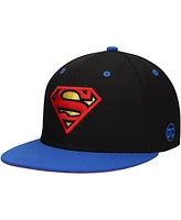 Lids Men's Black Superman Comic Undervisor Fitted Hat
