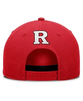 Fanatics Men's Scarlet Rutgers Scarlet Knights Foul Ball Rope Adjustable Hat