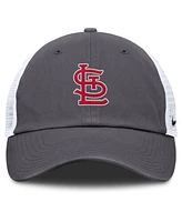 Nike Men's Gray St. Louis Cardinals Adjustable Trucker Hat