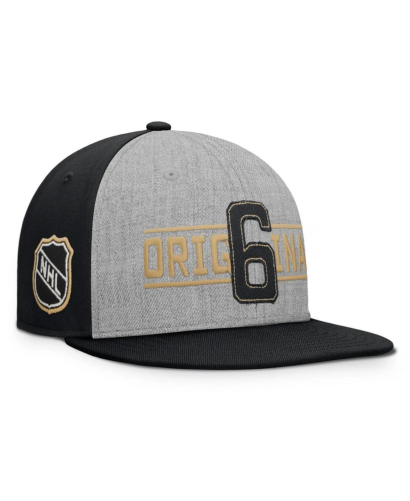 Fanatics Men's Gray Original 6 Henley Snapback Hat